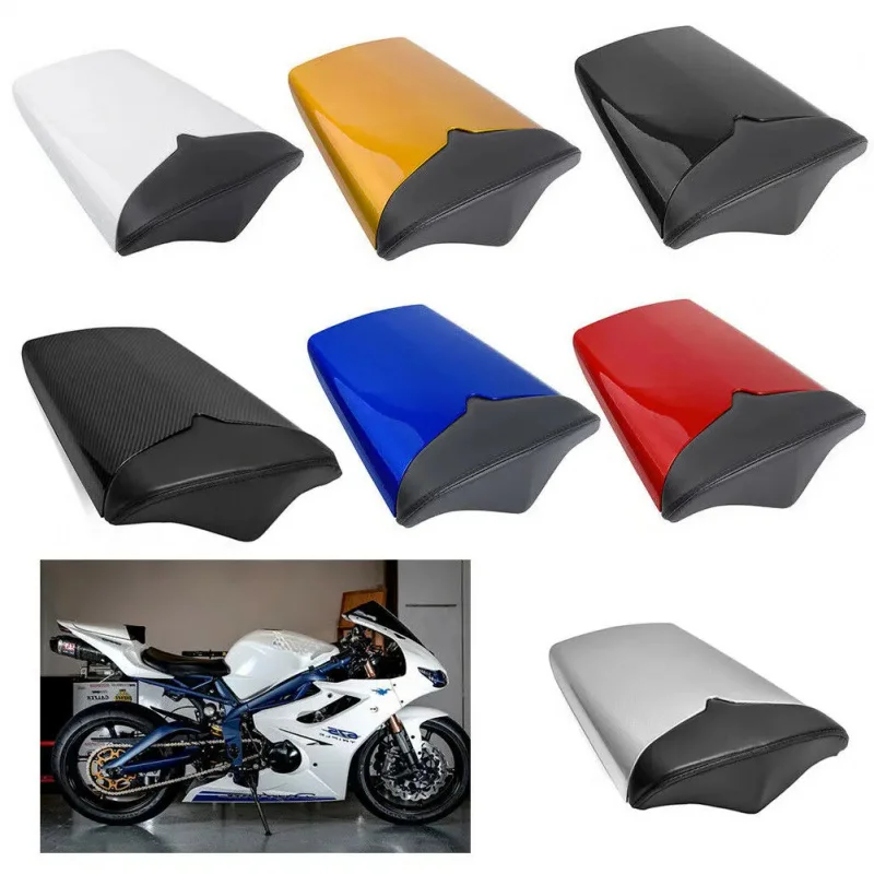 For Triumph Daytona 675 Seat Cover Carbon Rear Pillion Passenger Hard Solo Seat Cowl Hump Faring Daytona675 2006-2012