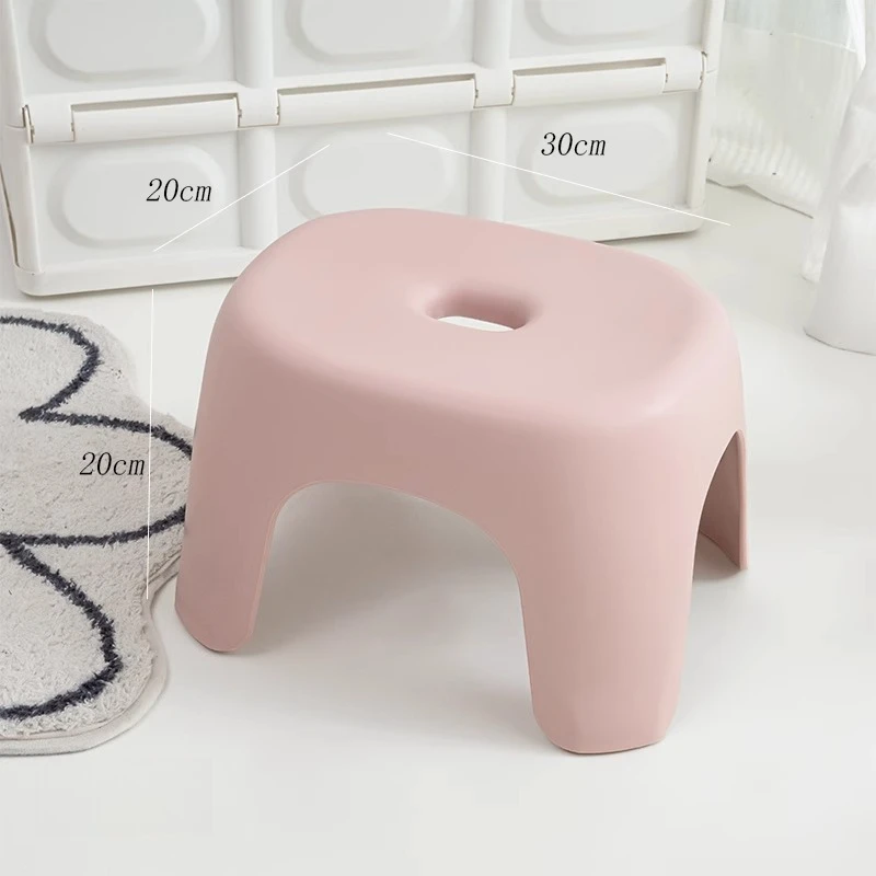 

Sturdy Plastic Stool for Adults, Multipurpose Bathroom Living Room Seat