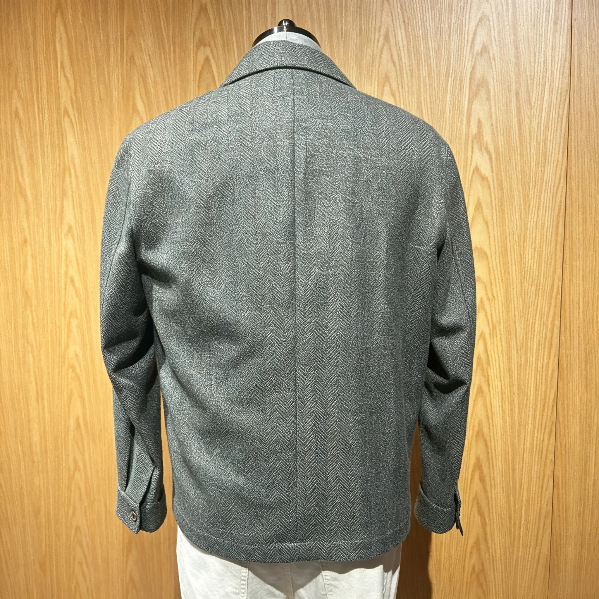 2026 New Retro Men's Woolen Coat Casual Turn-down Collar Men's Suit Pure Color Thi Long Sve Single-breasted Jaet