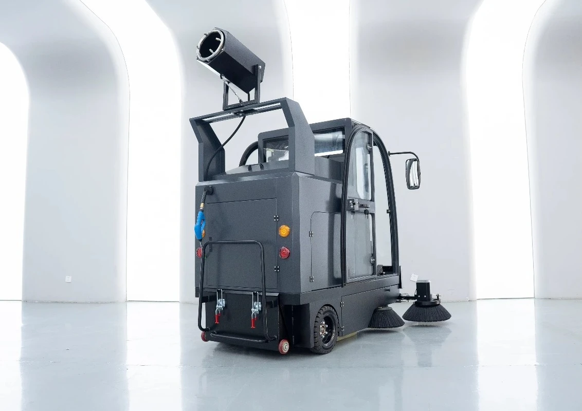 Automatic Street Sweeper Environmental Driveway Cleaning Machine CE Certified Industrial Grade for Warehouse Use