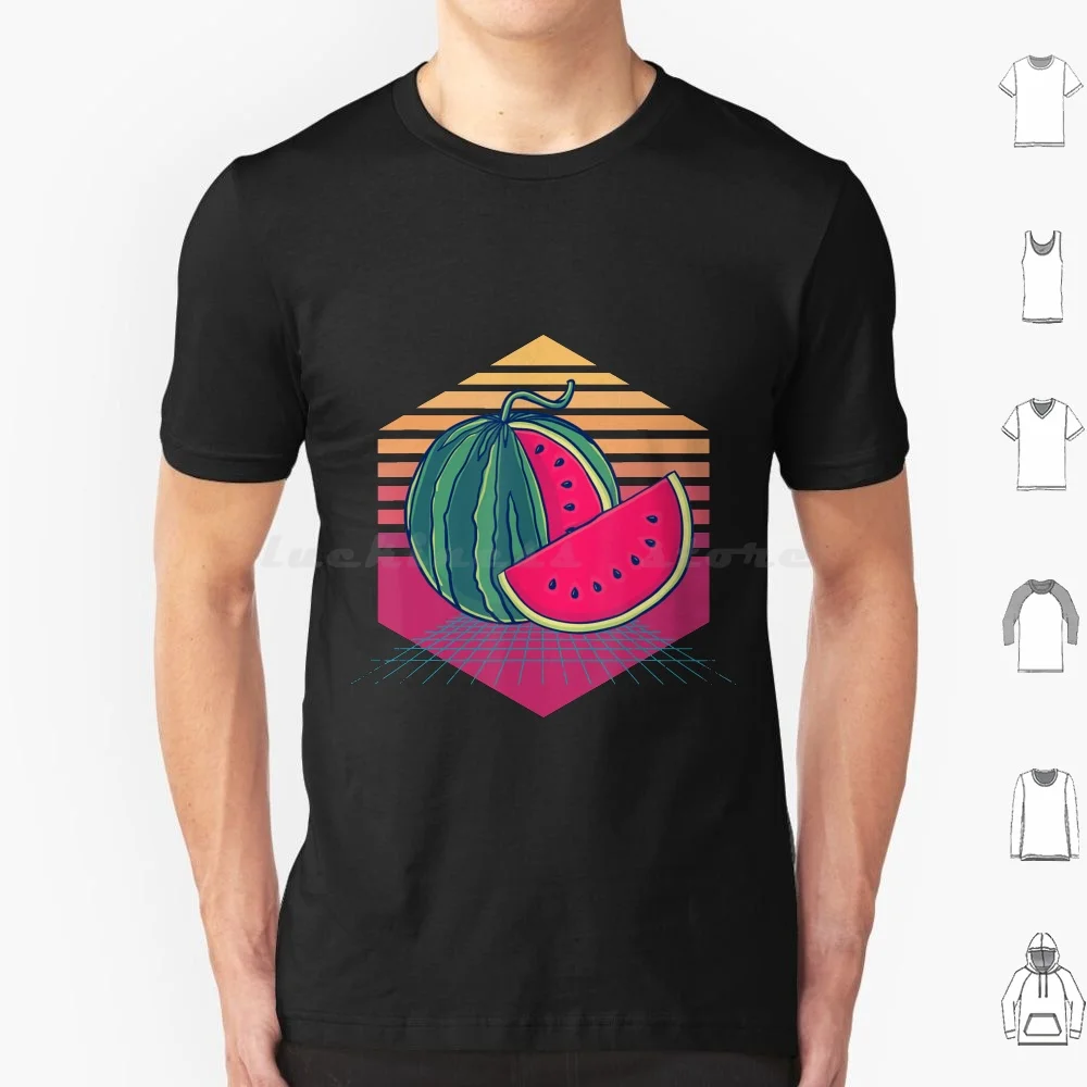 Watermelon Vintage T Shirt Cotton Men Women DIY Print Vintage Music Cherry Cherries Harry Sun Fine Line Harry As The Sun