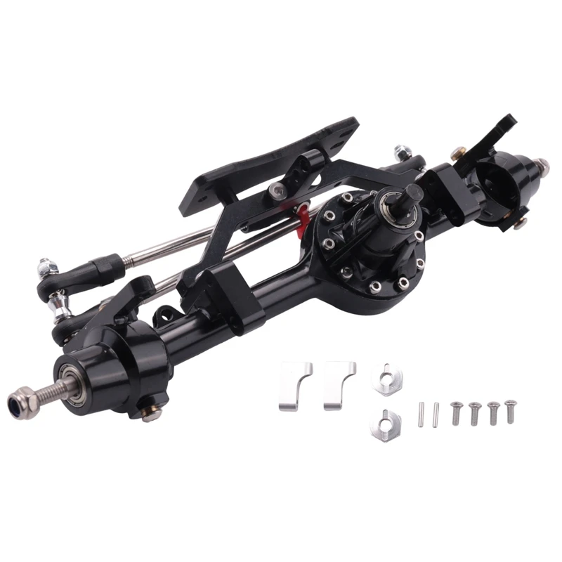 

Передняя и задняя ось TNKIG-CNC из алюминиевого сплава D90 для 1/10 RC Crawler RC4WD D90 D110 Gelande II TF2 Yota II, детали для обновления оси
