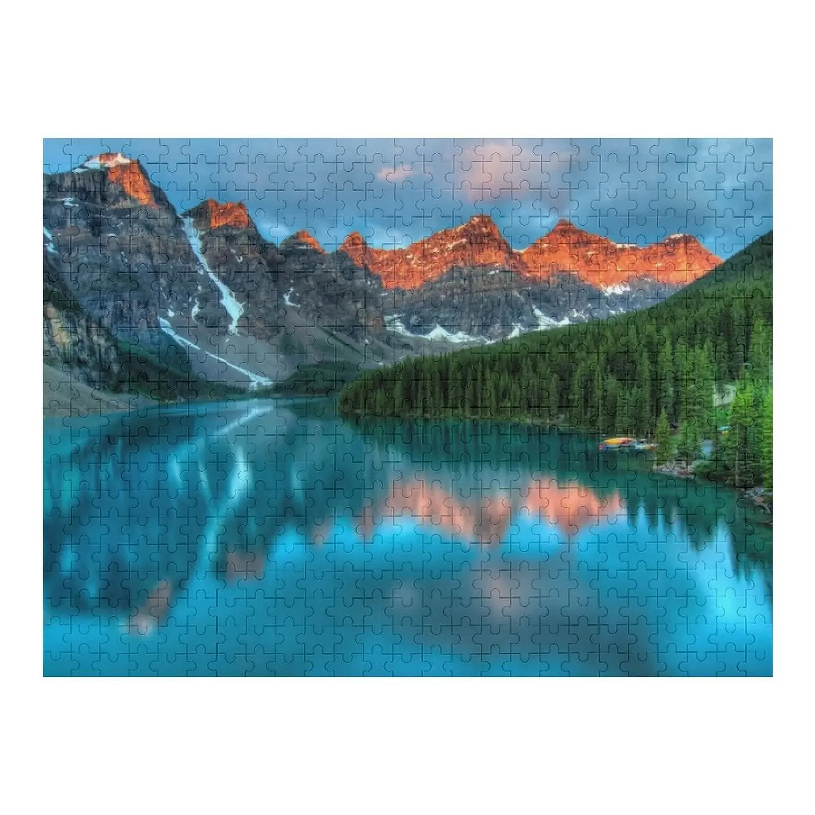 

Lake Louise Banff National Park Jigsaw Puzzle Wooden Boxes Children Personalized Gifts Custom Gift Puzzle