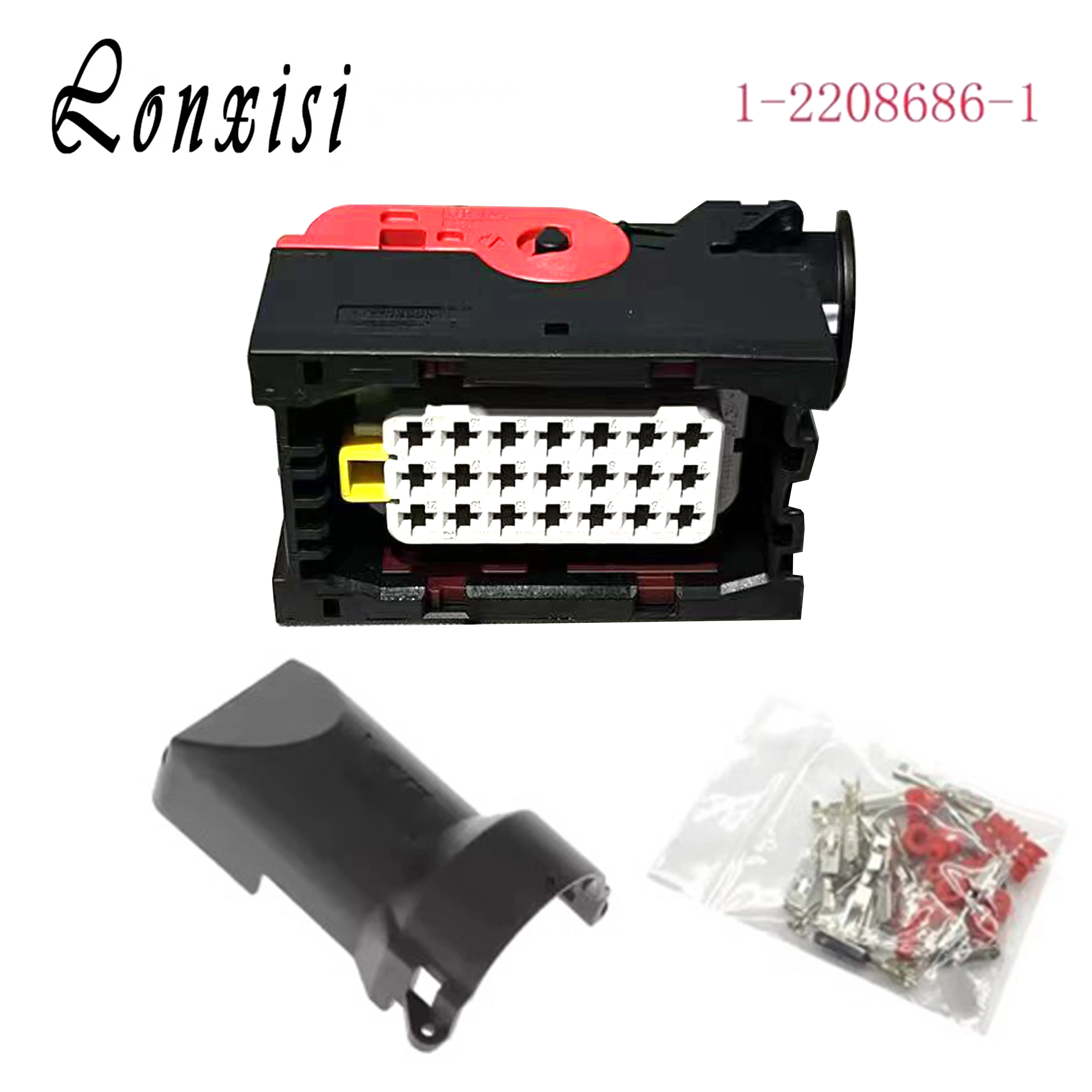 

1/5/10/20 Sets 21 Pin 1-2208686-1 American TE Tyco Connector Female Plug Original Authentic With Terminal