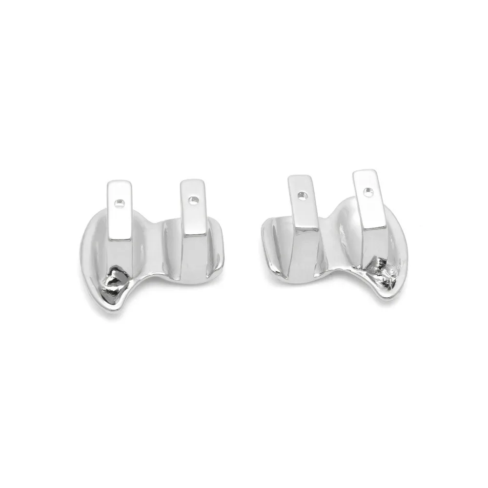 موضة مجوهرات للجسم لامعة الأسنان قبعات الشرير الهيب هوب الأسنان الديكور DIY بها بنفسك مزدوجة الأنياب حفلة هدية للجنسين الهيب هوب الأسنان #3