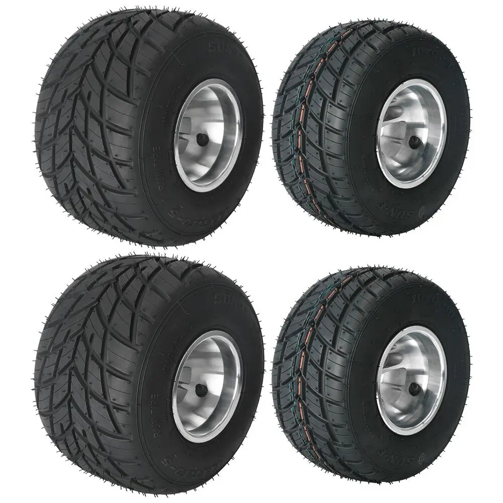 

Комплект из 4 5-дюймовых передних и задних дождевых шин с дисками 10x4,5-5 и 11x7,10-5 для картинга, багги, квадроциклов своими руками, квадроциклов и мини-велосипедов