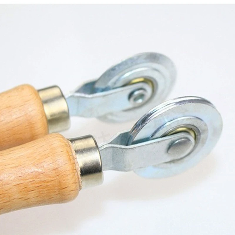 Screen Tool Window Screen Spline Roller Tool with Wooden Handle Mesh Screen Door Repair Kit Length 22cm/8.7in DropShipping