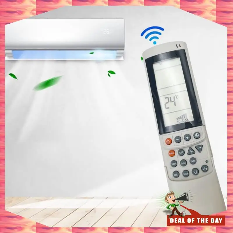 【T81C!】RC-7 AC Remote Controller Replacement for ELECTRA Airwell Elco Emailair Air Conditioner Cooling System