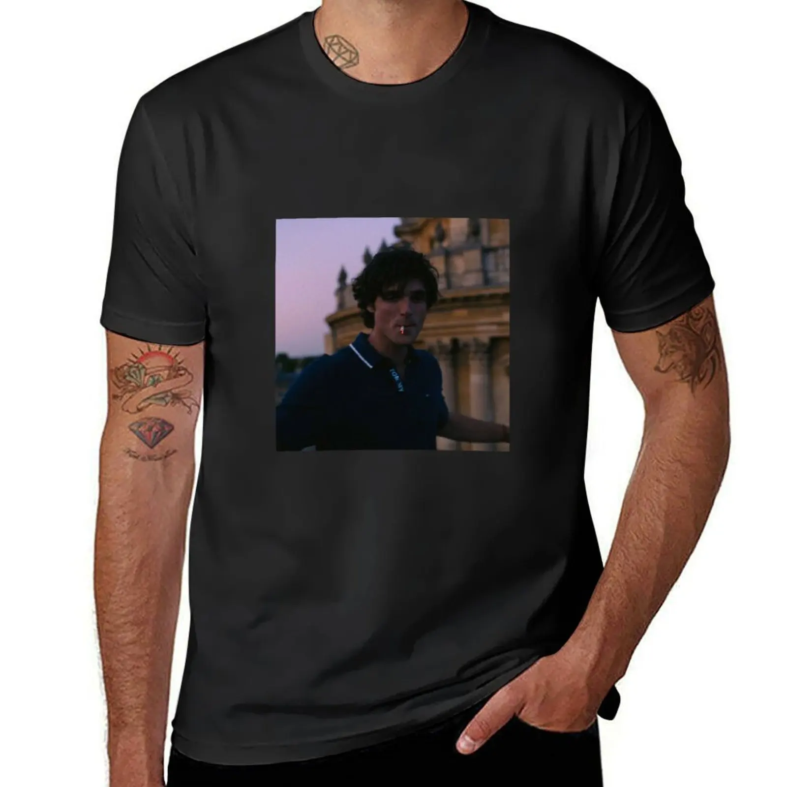 

Jacob Elordi Saltburn T-Shirt customs design your own funnys black t shirts for men