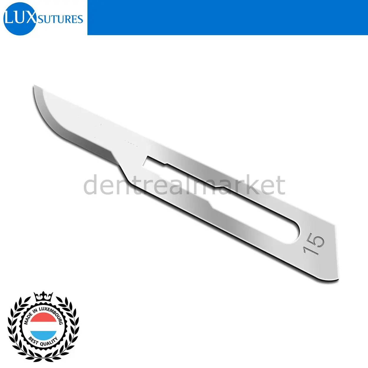 LuxSutures - Surgical Sterile Bistoury Tip 15 - Surgical Blade