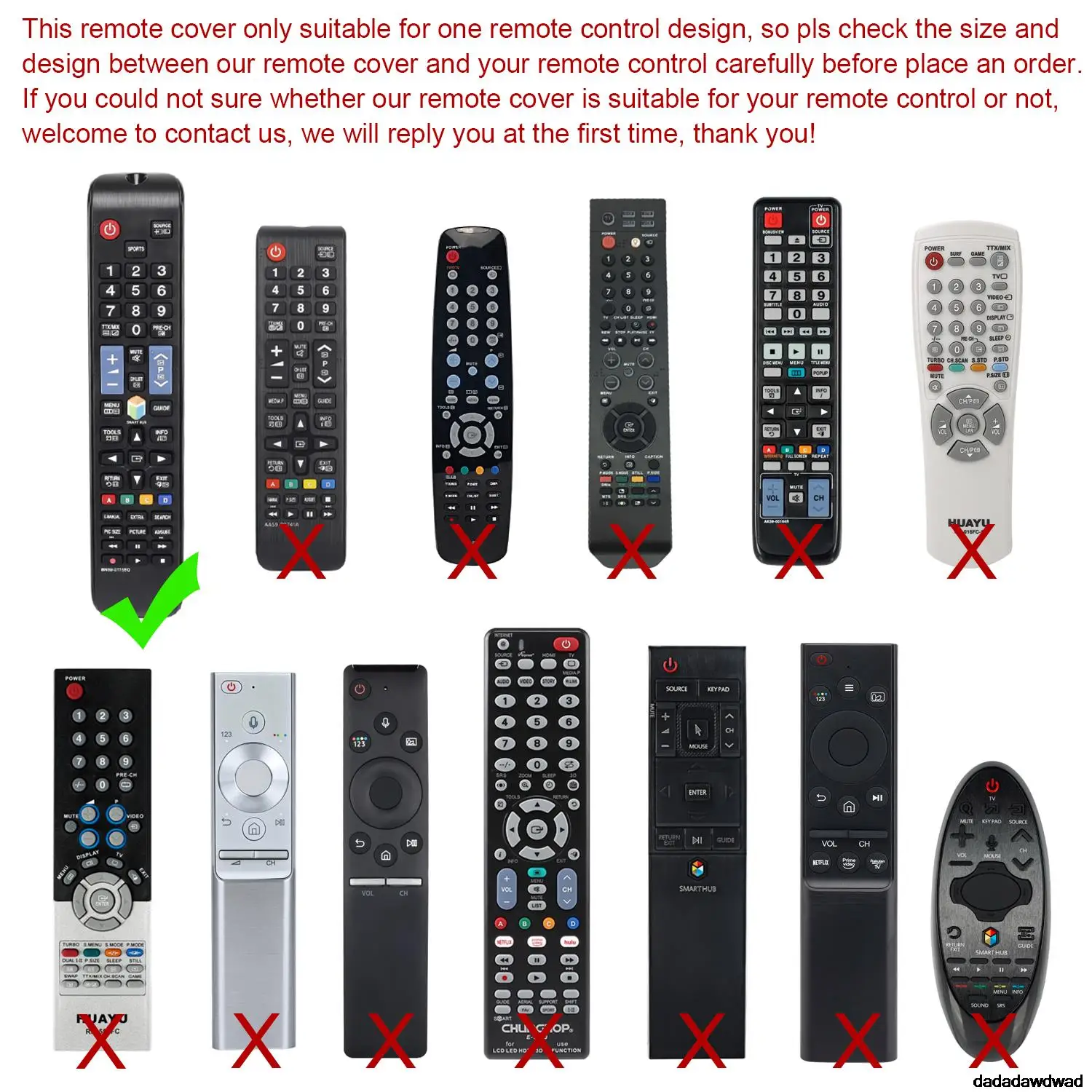 Pokrowce ochronne nadające się do Samsung TV pilot zdalnego sterowania AA59-00652A AA59-00790A AA59-00793A AA59-00594A AA59-00580A futerał odporny