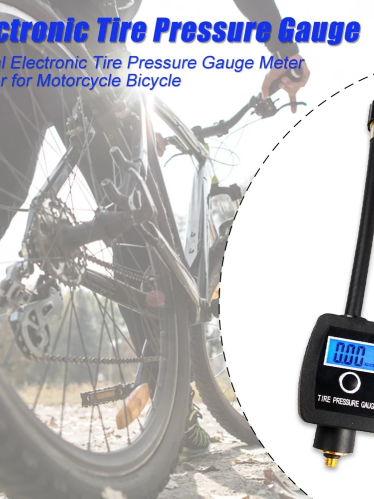 AliExpress High Precision Mini Digital Electronic Tire Pressure Gauge Meter Tester for Motorcycle Bicycle Tire Diagnostic Repair Tool