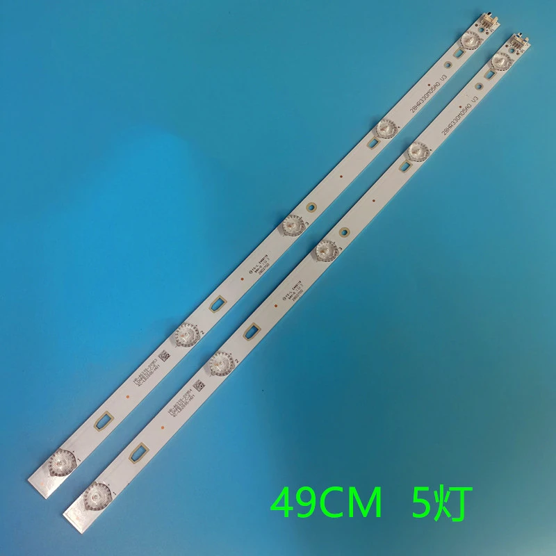 

LED Backlight strip5 lamp for 28" LCD H28V9900 28L17 28L17 28HR330M05A0 V3 4C-LB2805-HQ1 JS-D-JP2820-051EC 4C-LB2805-YHEX1