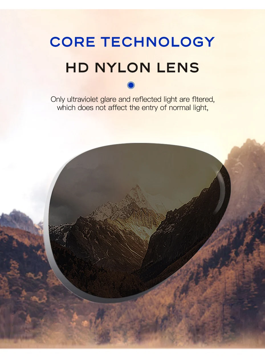 CAPONI Nylon Polarisierte Sonnenbrille Für Männer Platz Fahren Modische Legierung Shades Anti-Glare UV400 Schutz Sonnenbrille CP1325 – Detail 6