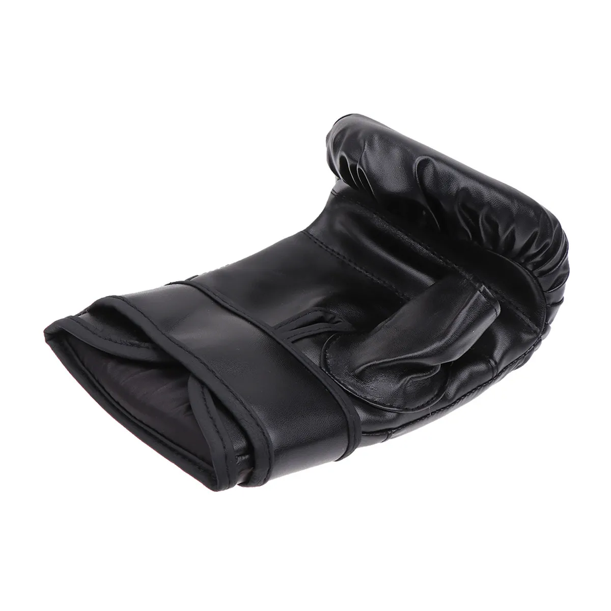 PU Boxing Gloves Punch Mitts Black Adjustable Breathable for Kickboxing Karate Muay Thai Sparring Training Boxing Gloves