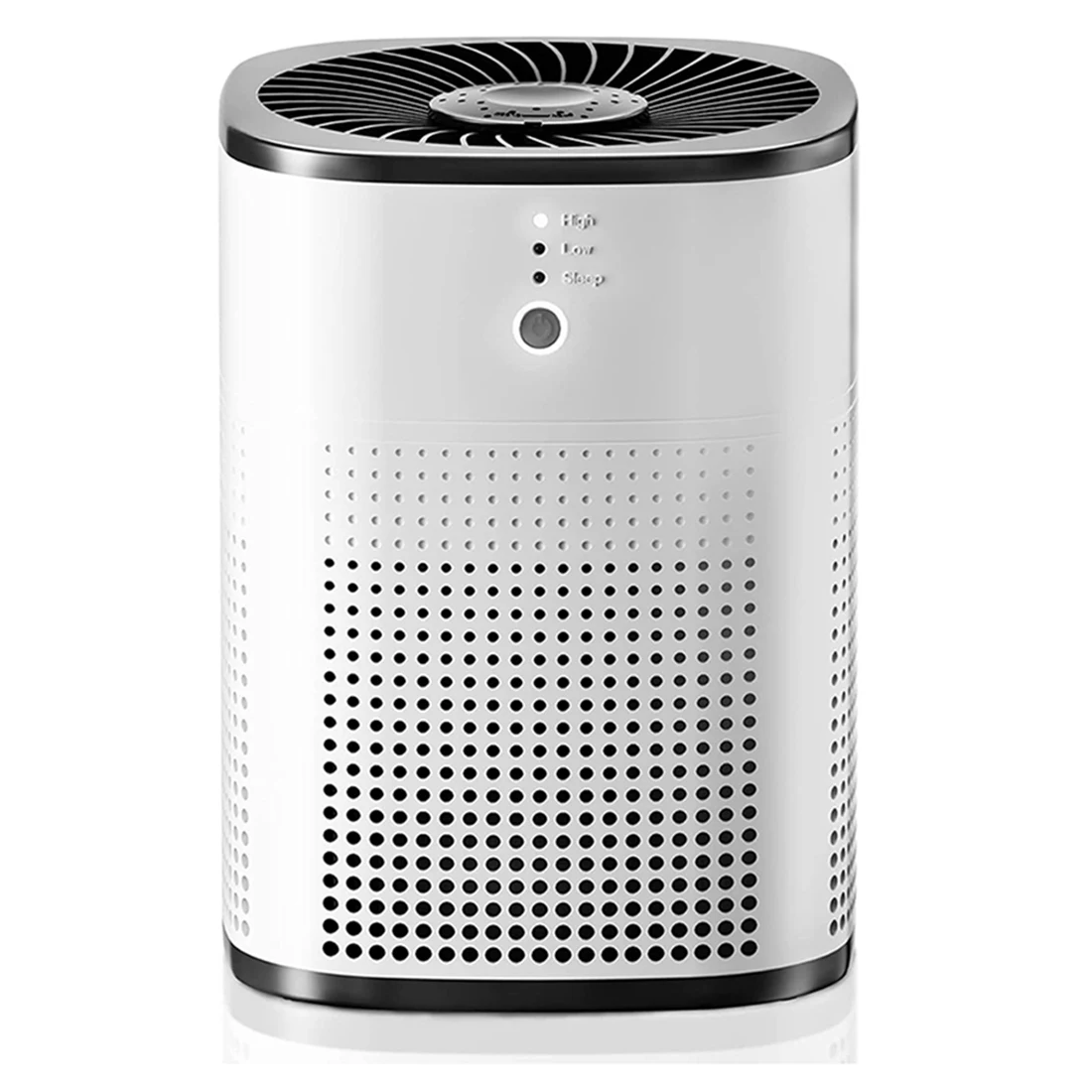 Bedroom Air Purifier H13 Real HEPA Filter Air Purifier 360° Intake with 5 Stage Filtration for Pet Allergies US Plug