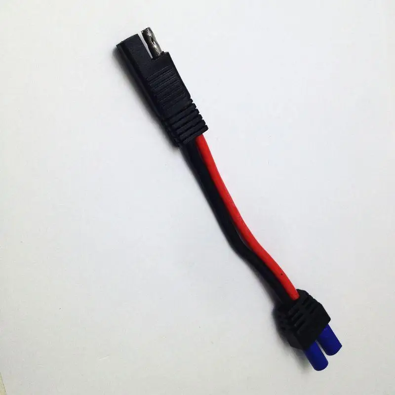 G2TA Thick SAE Adapter Cable Plug Wire To EC5 Female Power Cord Battery Solar Cable for Solar Cell Connection Transfer