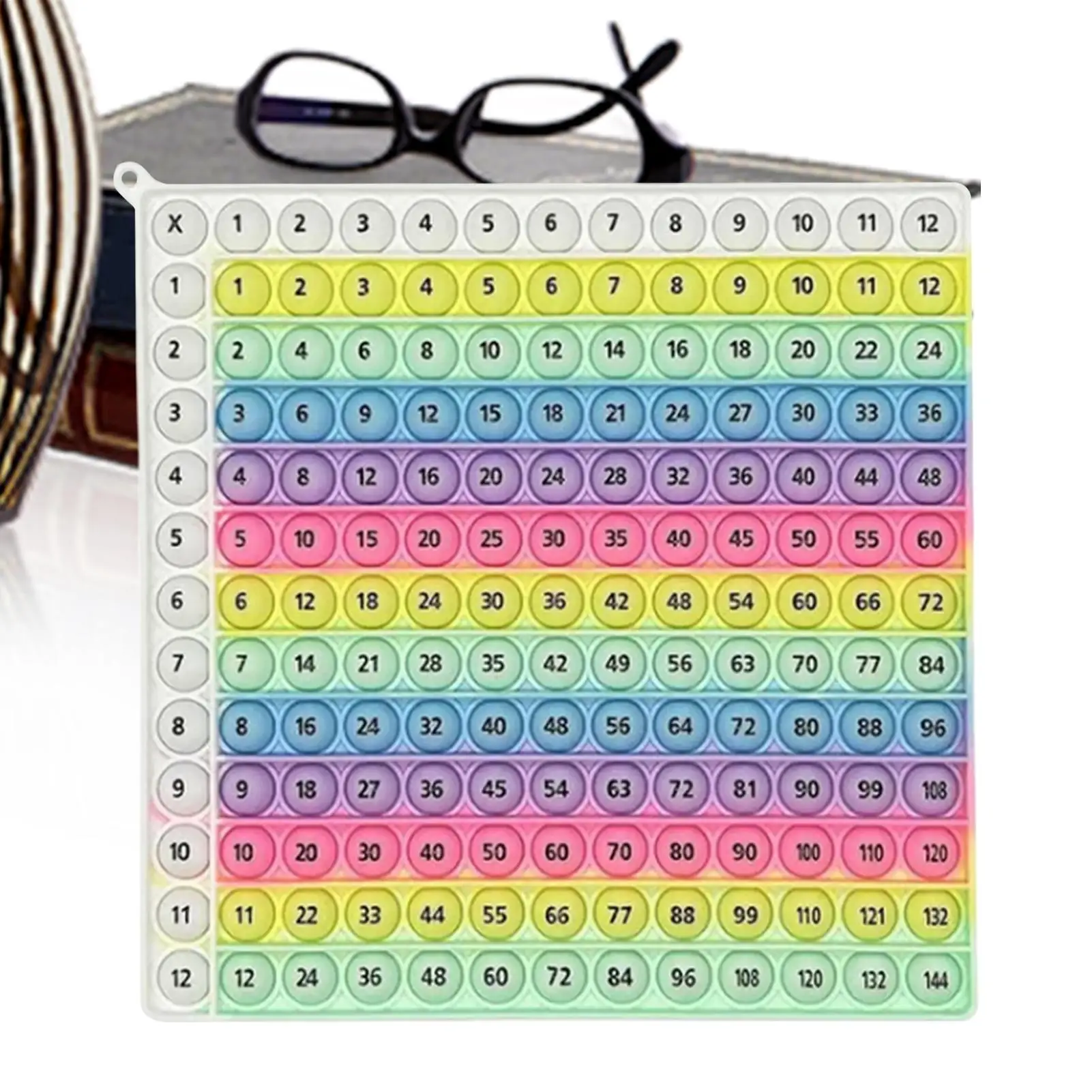 Math Multiplication Games Press Chart Educational Games Kids Math Formula Learning Toys for Students Toddler Kids Boys Girls