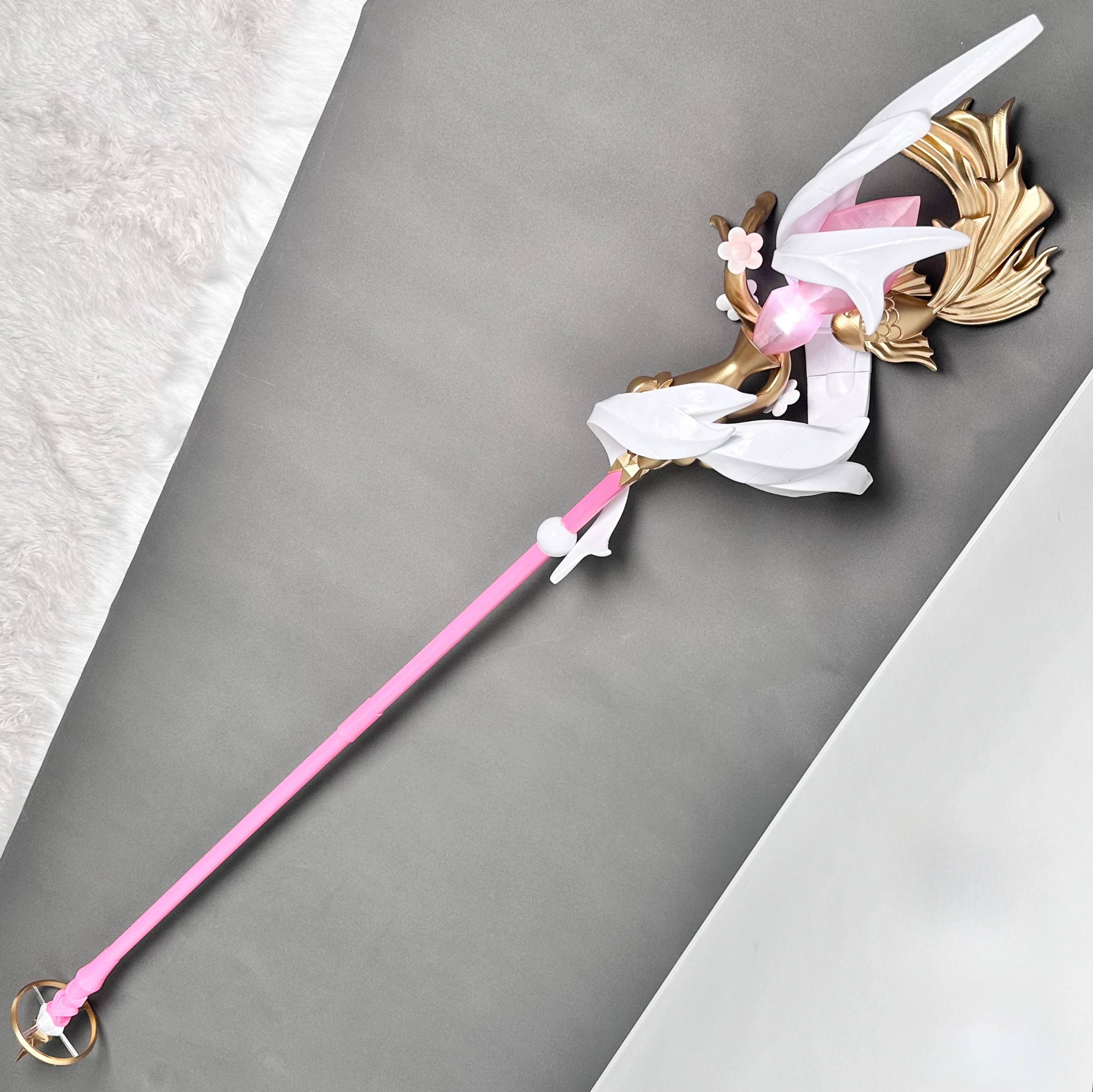 

Honkai Impact 3rd colleagues Elysia Cosplay prop ：‌Herrscher of Human: Ego walking stick ( luminescent )