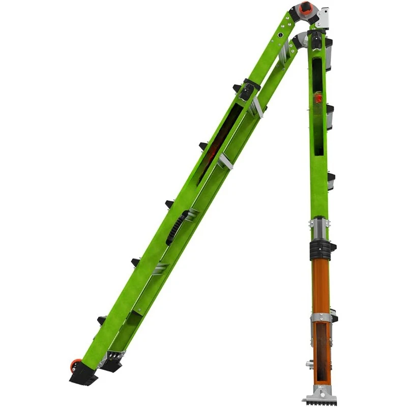 All Terrain Ladder, 22 ft., Multi-Position Ladder with Adjustable Legs, Fiberglass