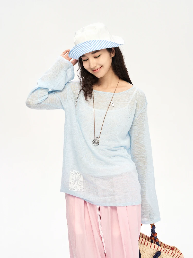 

Heris Антикварный кружевной принт Cool Sensation Лиоцел Полупрозрачный вязаный бал Солнцезащитный чехол может быть Sla...