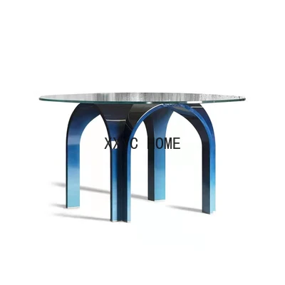 Arch Bridge Long Table Conference Table Special-Shaped Multi-Person Dining