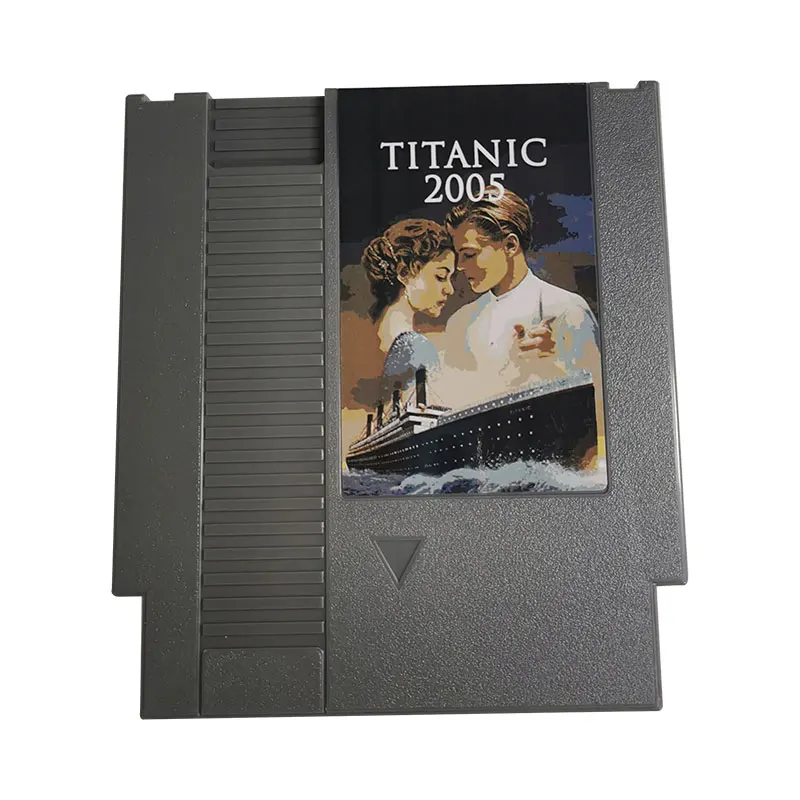 8 Bit Game Card 72 Pins TITANIC 2005 NTSC And Pal Version Cartridge Video Game For NES