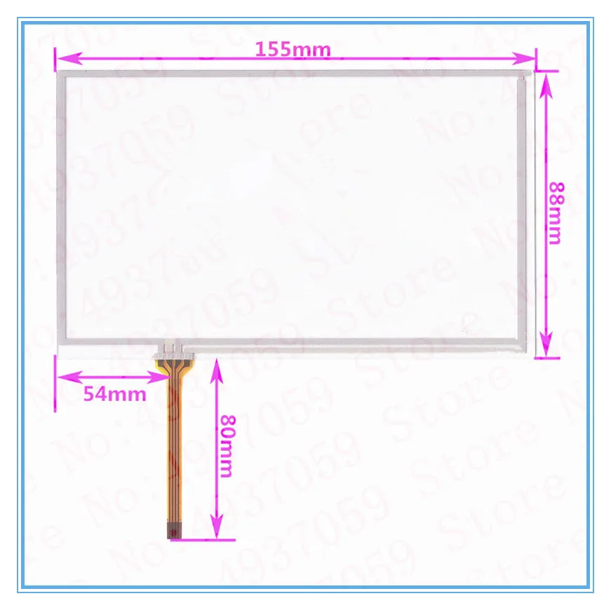 10pcs/lot New 6.2Inch 155 * 87mm 155*88mm Touchpad Touch Screen