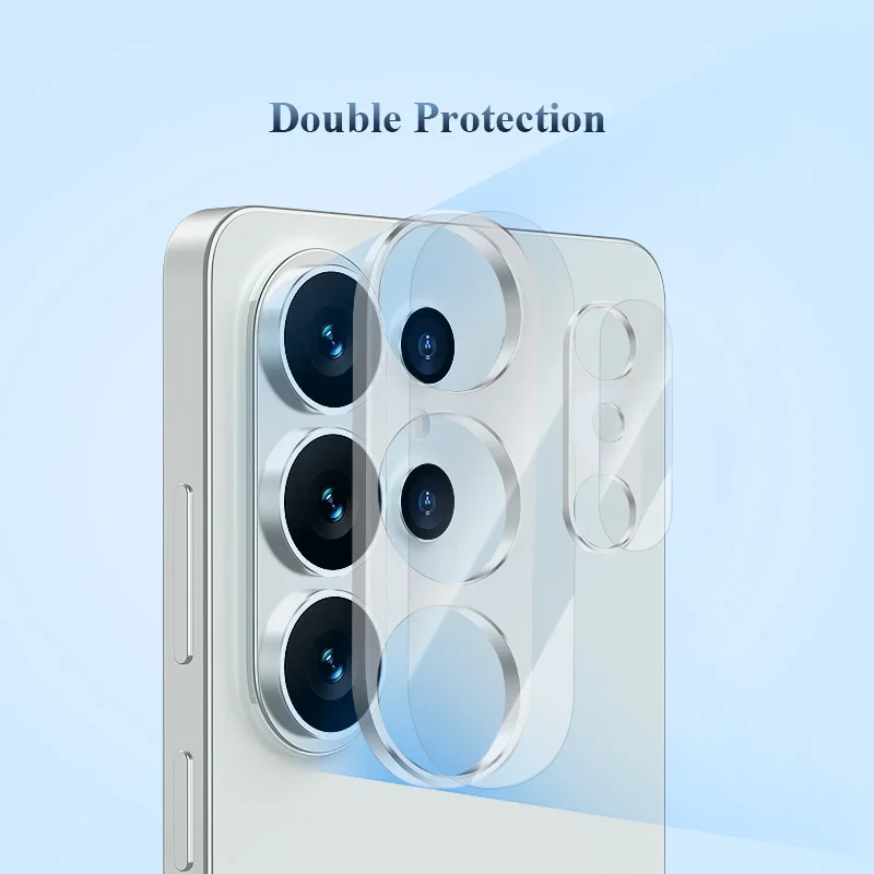 

LeReach TF For Samsung Galaxy S26 Ultra 5G 2pcs 3D Full Coverage Tempered Glass+ Acrylic Set- Main+ Sub Camera Screen Protector
