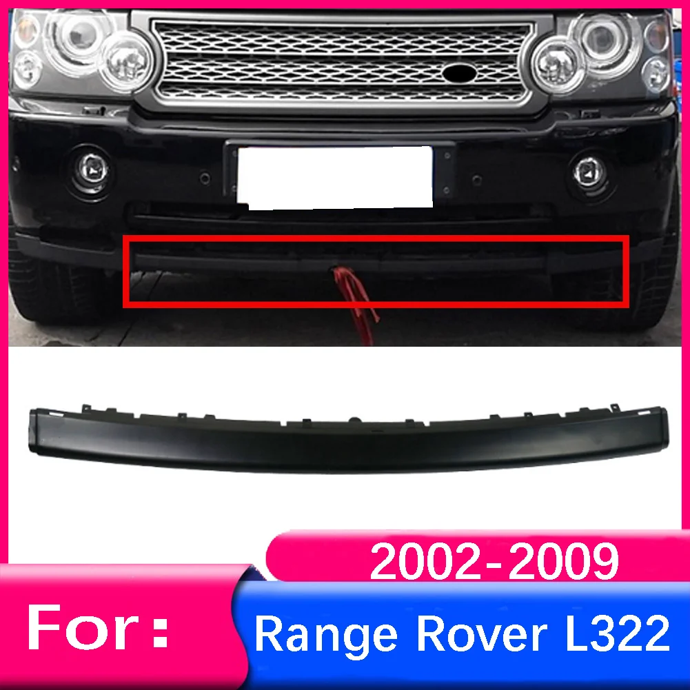 

Передний бампер для Land Rover Range Rover L322 2002-2009, центральный нижний воздушный дефлектор, спойлер из АБС-пластика, автомобильные аксессуары DXJ500040