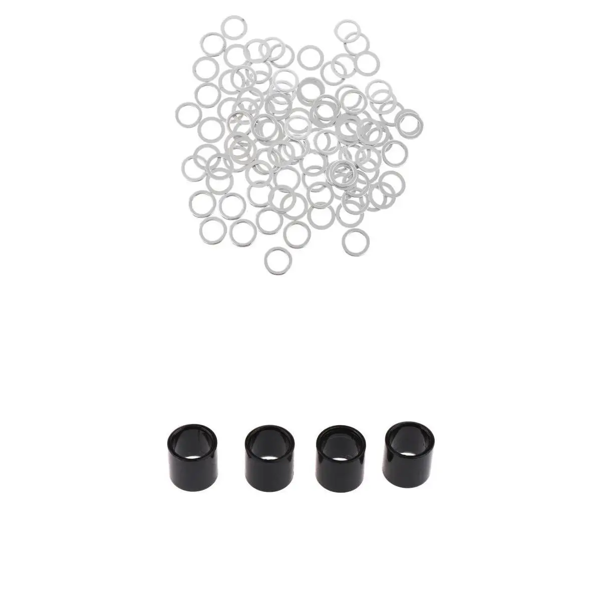 

Skateboard Hardware Set 100pcs Truck Washers + 4pcs Bearing Spacers