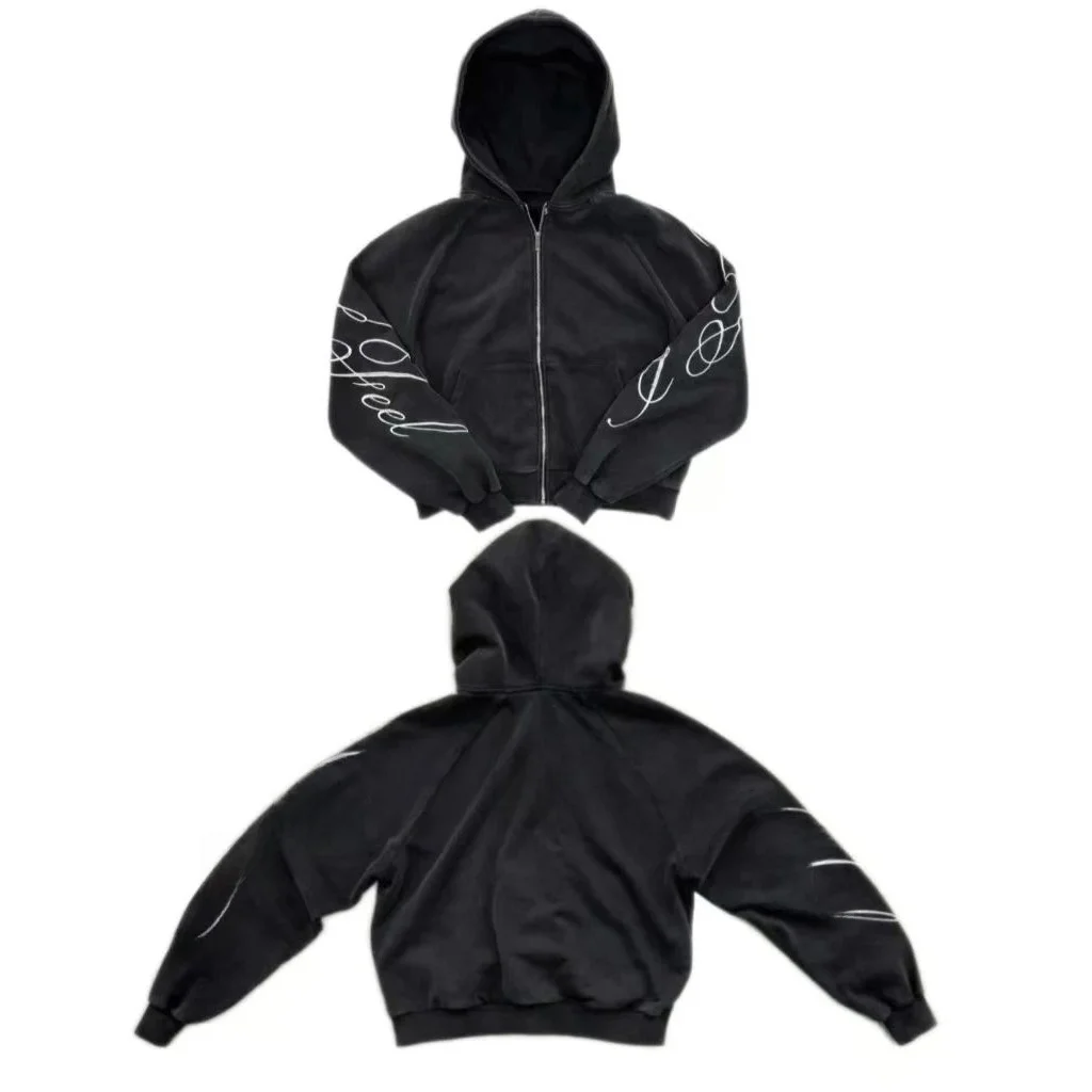 

Y2K Harajuku Готический буквенный принт Ретро Faion ex Толстовка Весна 2026 Другой материал 00% Женская одежда премиум-класса