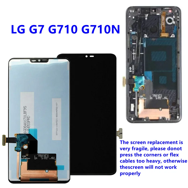 Tested For LG G7 LCD G710 G710EM G710PM G710VMP Display Touch Screen Digitizer Assembly Replacement Parts For LG G7 ThinQ lcd