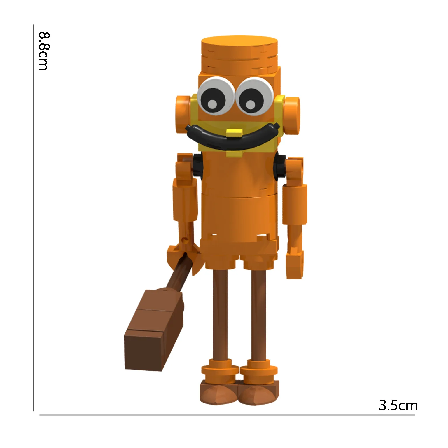 AI Monster Combination set Brainrot Bricks Tung Tung Sahur Figures Tralalero Tralala Building Blocks Toys Boys Birthday Gifts