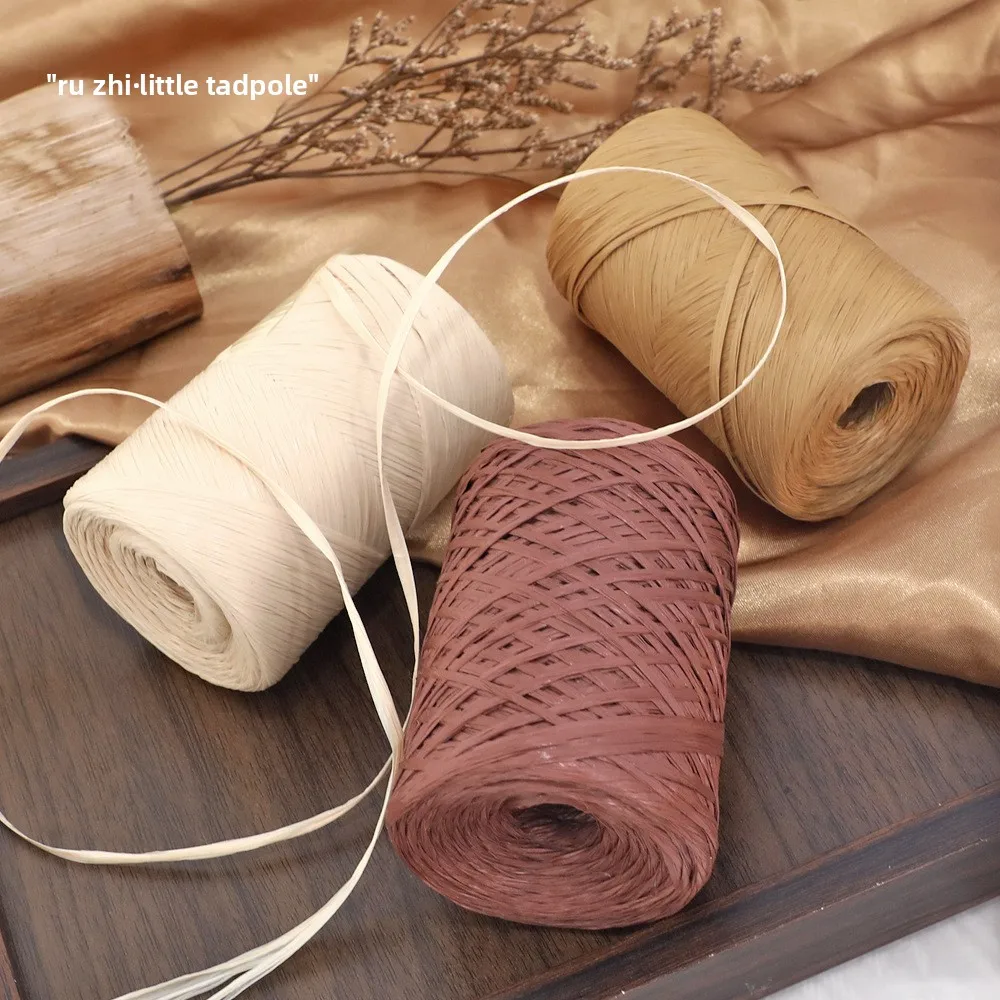 La fei thread cotton straw braided thread round cotton straw thread braided hook summer cool hat paper hat cotton straw straw