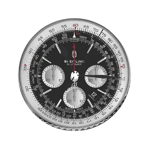 Black Luxury Watch Face Wall Clock Room Decoration Silent Round Clock for Bedroom Living Kitchen Home