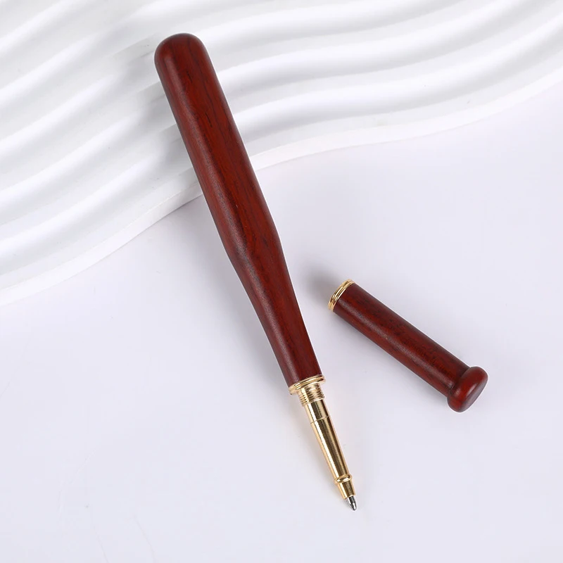 New Exotic Rosewood Business Office Signature Pen Creative Mini Baseball Bat Ebony Ballpoint Pen Gift Pen