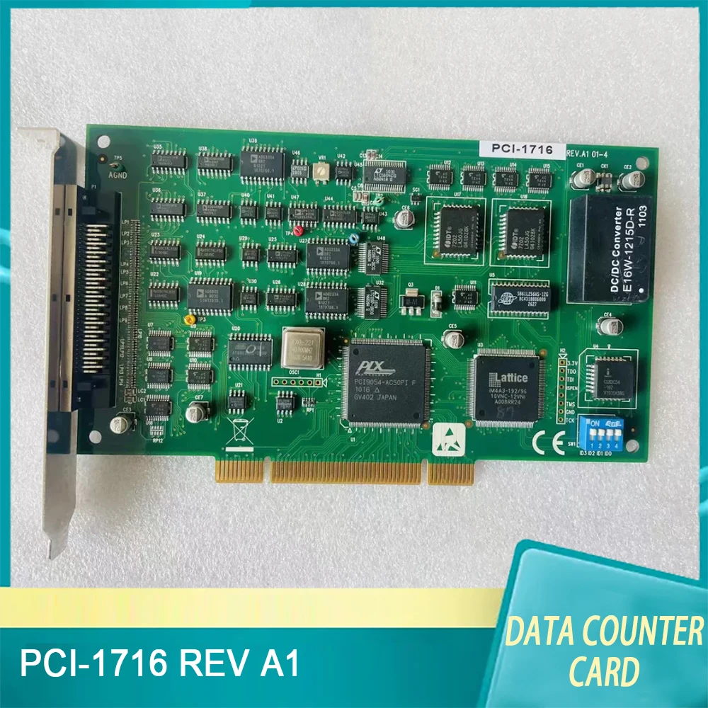 

PCI-1716 REV A1 16 Bit 16-Channel High-Resolution Multi-Function 1K FIFO 250KS /S Sampling Rate Data Capture Card For Advantech