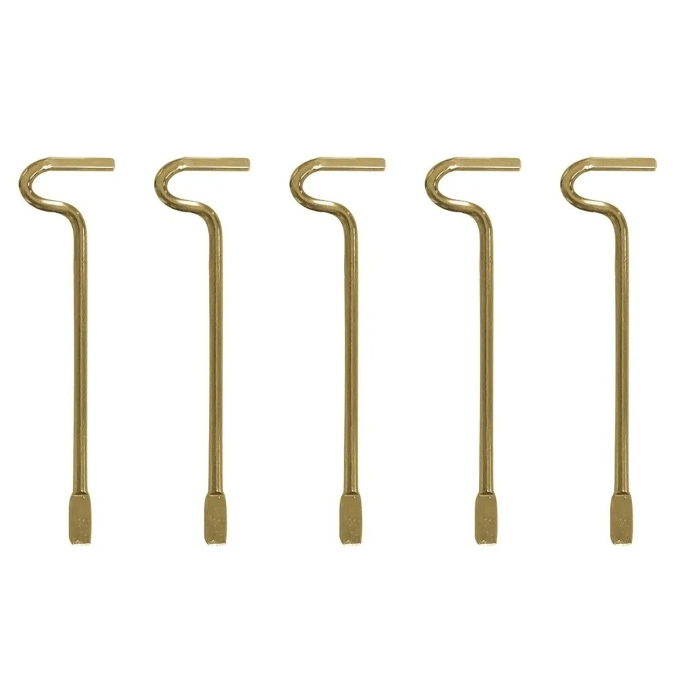 6PCS Compatible Key Iron Emergency Key Release Tool Lockout Safety Bathroom Door Key Emergency Tool Unisex Safety