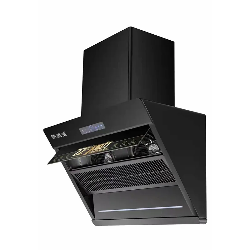 Estrattore per cappa da cucina completamente automatico Cocina Campana cappa aspirante di grandi dimensioni Intelligent Body-sensing Dunstabzughaube