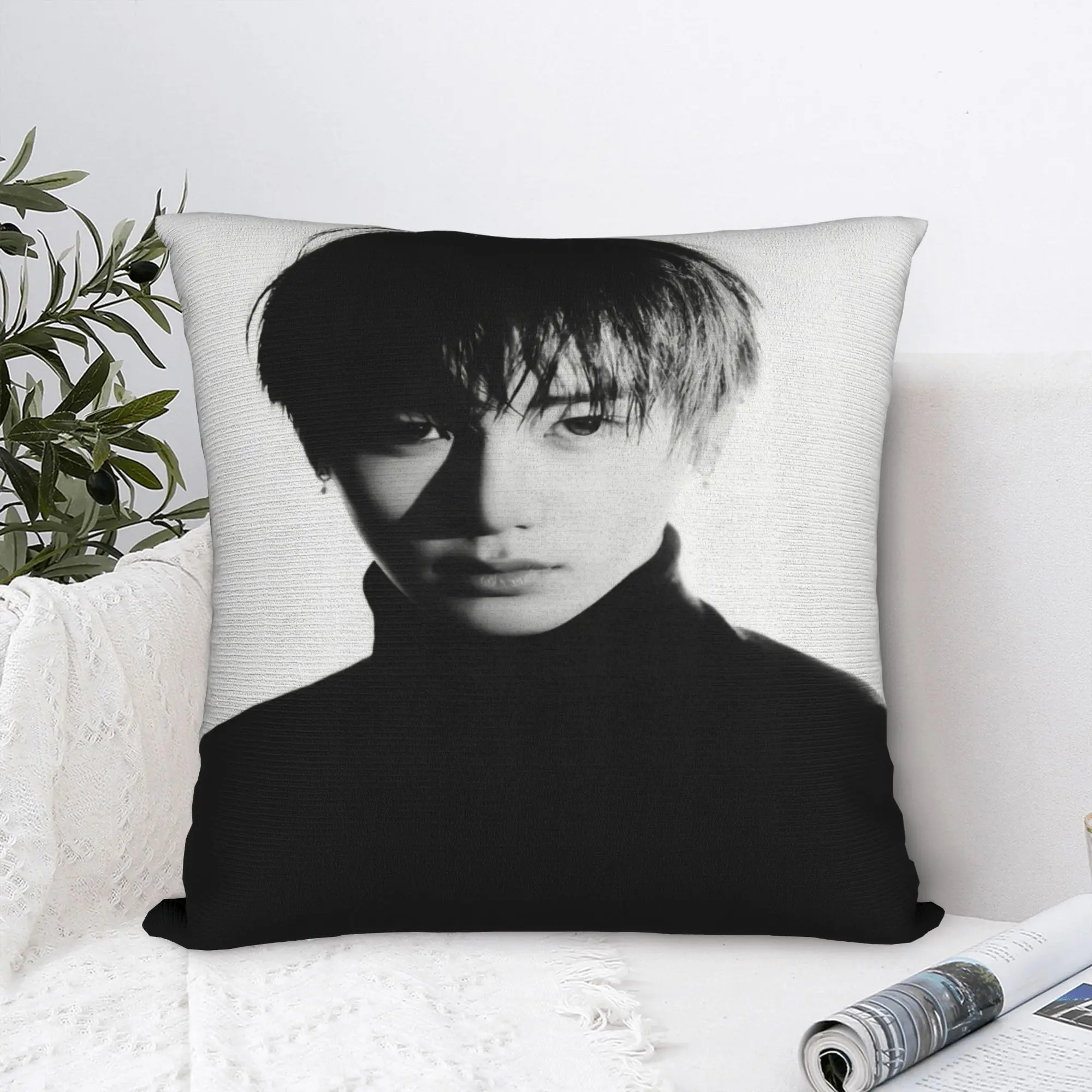 Ald1 Members Pillow Cover  Soft Cushion Cover Morden Pillow Case For Chair Sofa Home Decor
