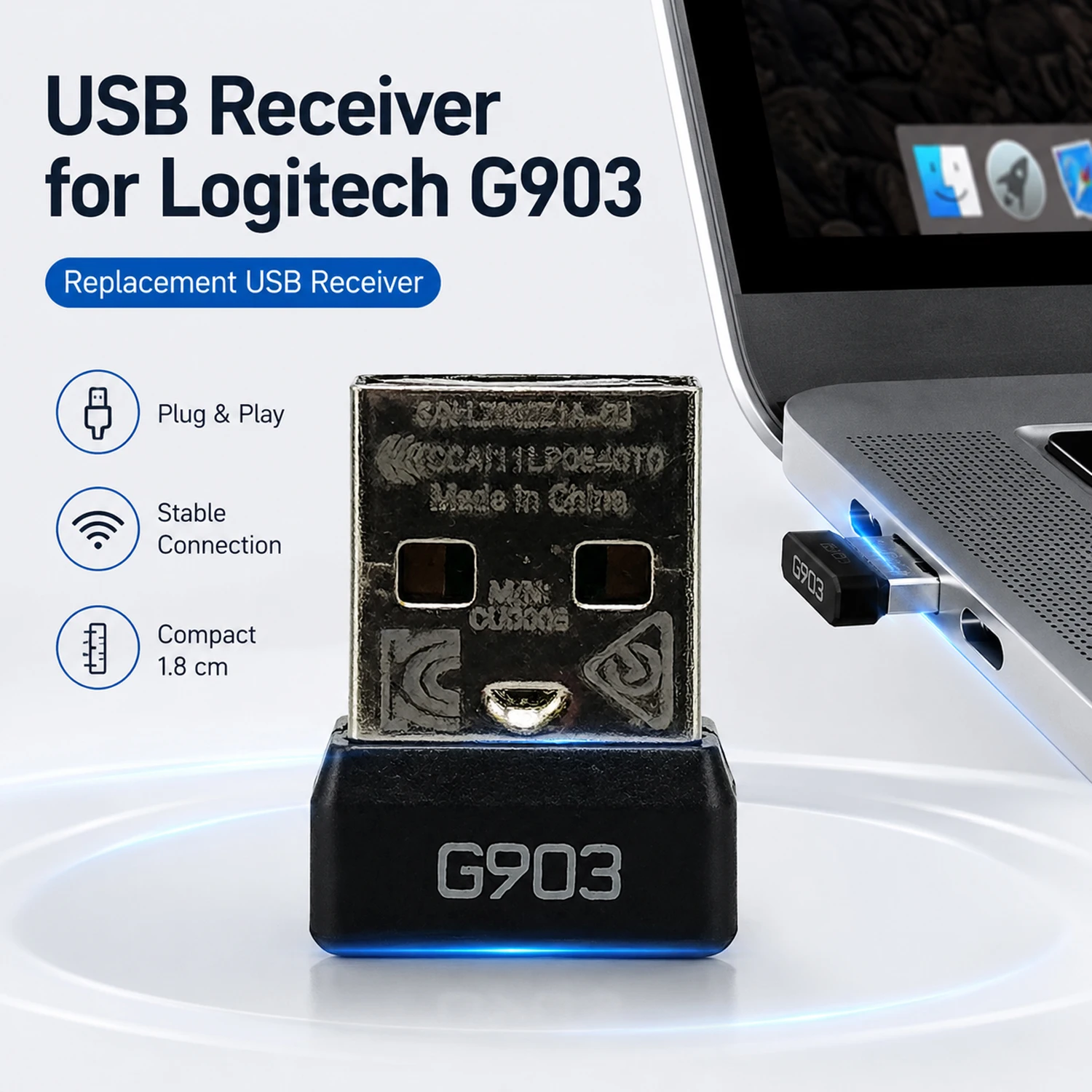 Gaming Accessories Brands - For Logitech G903 Mouse Receiver -