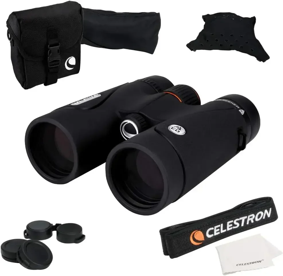 

Бинокль Celestron TrailSeeker 8x42 ED — компактный бинокль для наблюдения за птицами с объективом ED, широкополосный опти с многослойным покрытием