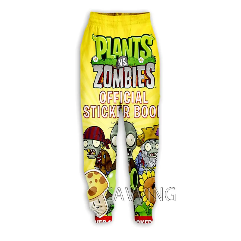 

CAVVING 3D Printed Plant Vs Zombie Casual Pants Sports Sweatpants Straight Pants Sweatpants Jogging Pants Trousers H01