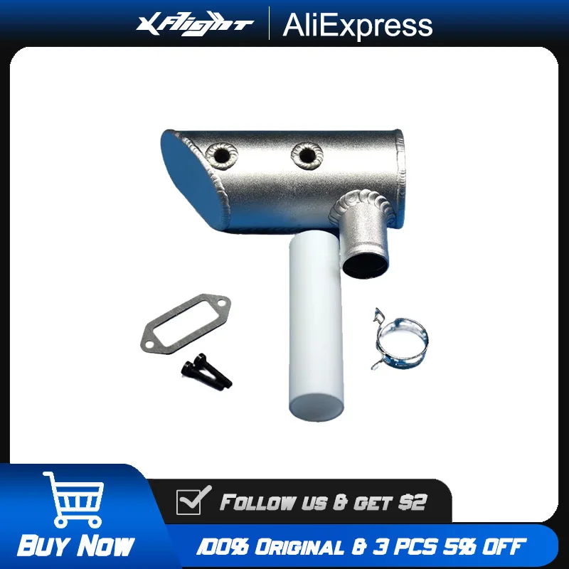 

DLE85 Exhaust Pipe Muffler for DLE-85 Engine 85cc Gas RC Airplane Model Aircraft Parts Replacement