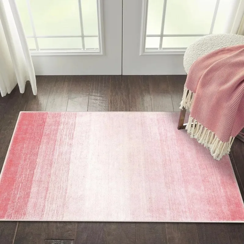 VIKAMA Semicircular Soft Durable Door Mat, Stain-Resistant Durable, Bathroom Changing Area Mat Soft Carpet for Home Decor