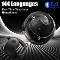 HY-T26 Bluetooth Headphones AI Real Time Language Translation Earbuds 144 Languages Translator Wireless HiFi Stereo Sound Headph