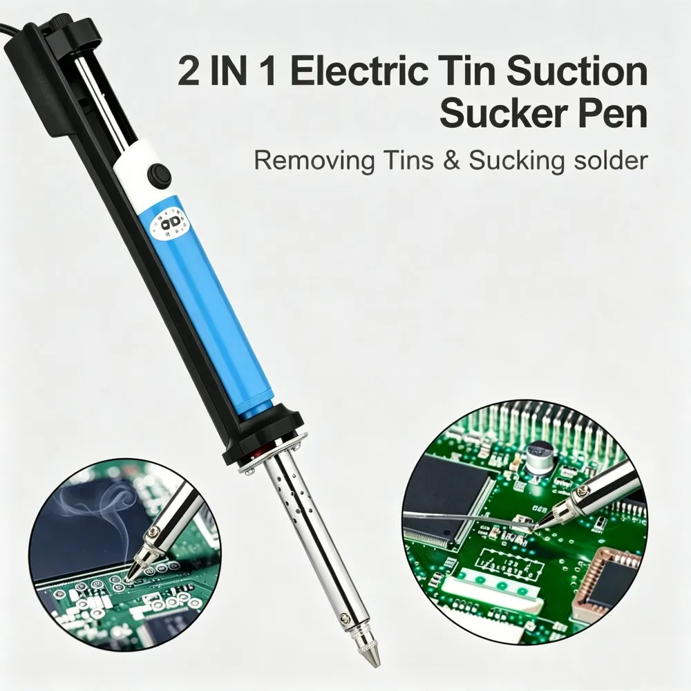 Mesin Pematrian Listrik Tipe P - Desoldering Pump Electric Vacuum Station ulasan dan harga