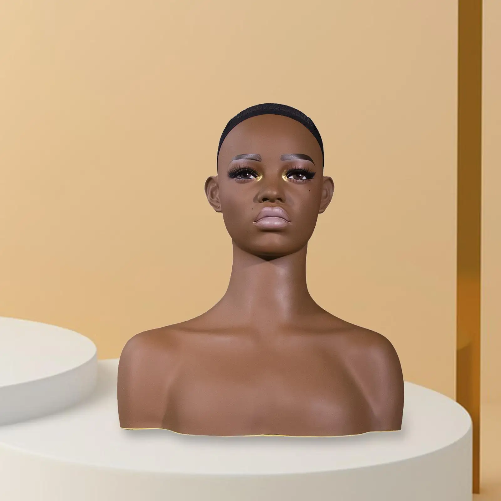 

Female Mannequin Head Manikin Head Bust Multifunctional Realistic Professional