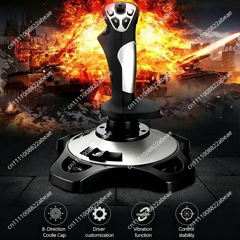 For PXN-2113 Flight Simulator Gamepad Vibration Controller USB Wired Gaming Joystick Joypad For PC/Desktop Game Accessories